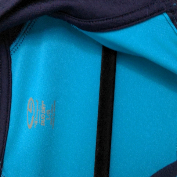C9 by Champion Duo Dry Size L Blue Top - Picture 3 of 4